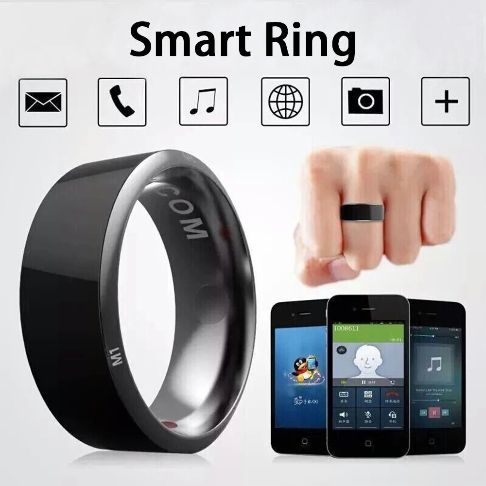 NFC Smart Ring Electronic Bluetooth Ring Solar Ring Multifunctional IC –  Gadget Genie